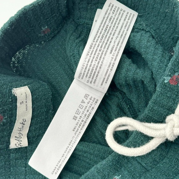 Floral Green Lounge Pants - Picture 7 of 11